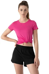 Dámské růžové funkční tričko 4F s technologií 4Dry
