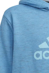Dětská modrá mikina Badge of Sport Hoodie Adidas