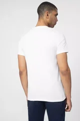 Pánské bílé bavlněné tričko 4F
