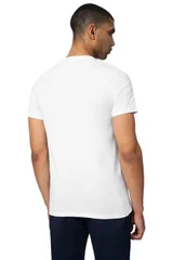 Pánské bílé bavlněné tričko 4F