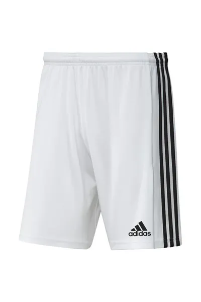 Pánské šortky Adidas bílé s černými pruhy