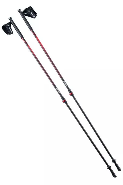 Černé hole Nordic Walking s nastavitelnými popruhy Hi-Tec