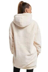 Dámská dlouhá mikina Karl Kani Varsity Vegan Fur Hoodie Dress