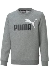 Dětská šedá mikina ESS+ 2 Col Big Logo Crew FL Puma