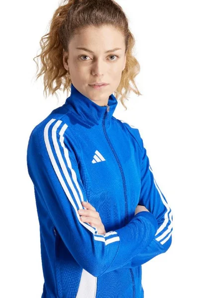 Tréninková dámská modrá mikina Adidas