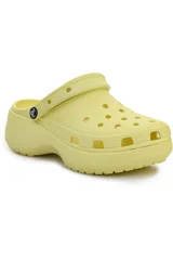 Dámské žluté pantofle Crocs Classic Platform Clog