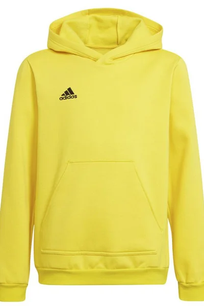 Dětská žlutá fotbalová mikina Entrada 22 Hoody  Adidas