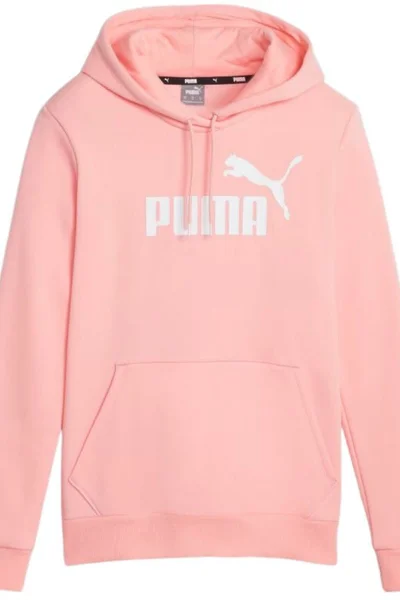 Dámská růžová mikina Puma ESS Logo Hoodie FL