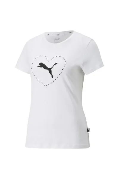 Dámské tričko Srdcová grafika Valentine's Day  Puma