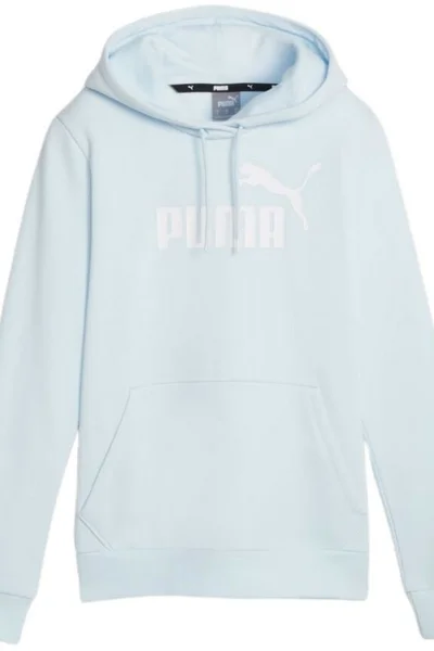 Dámská světlounce modrá mikina Puma ESS Logo Hoodie FL