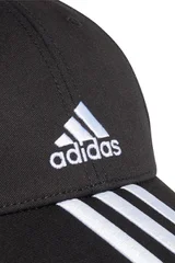 Klasická černá kšiltovka s logem Adidas