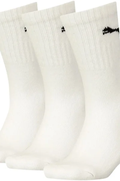 Dětské bílé sport ponožky Puma (3 páry)