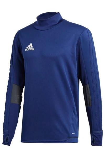 Pánská tmavě modrá fotbalová mikina Tiro 17 Adidas