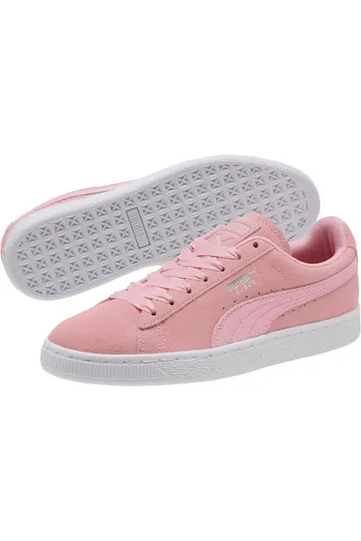 Dámské růžové boty Suede Galaxy Puma