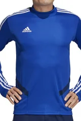 Pánská modrá fotbalová mikina Tiro 19 Training Top Adidas