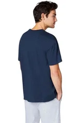 Pánské tmavě modré tričko Veer Loose Fit Kappa