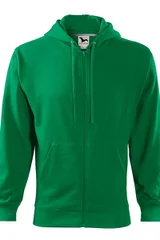 Pánská zelená mikina Trendy Zipper Malfini