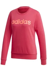 Dámská růžová mikina Adidas Essentials Linear Crewneck