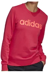 Dámská růžová mikina Adidas Essentials Linear Crewneck