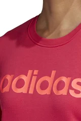 Dámská růžová mikina Adidas Essentials Linear Crewneck