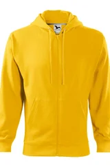 Pánská žlutá mikina s kapucí Trendy Zipper  Malfini