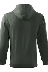 Pánská khaki mikina Trendy Zipper  Malfini