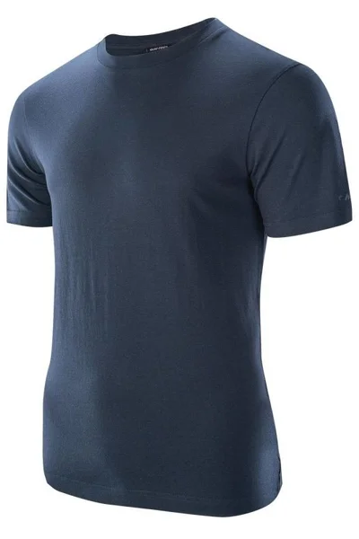 Pánské tmavě modré bavlněné tričko  Hi-tec