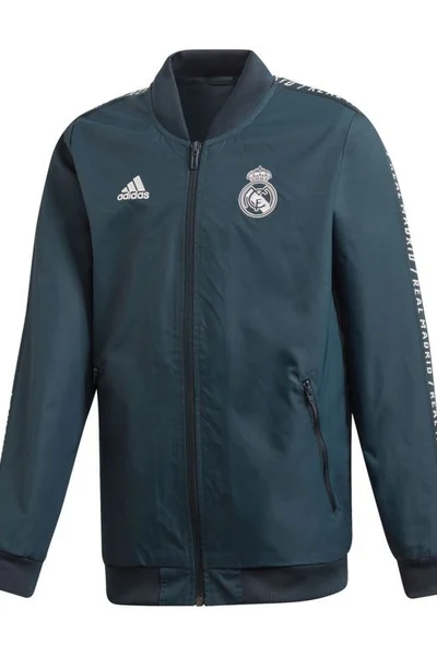 Dětská černá mikina Real Madrid Anthem Adidas