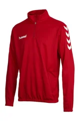 Pánská červená mikina Hummel Core 1/2 Zip