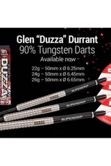 Šipky Harrows Glen Duzza Durrant 90% Steeltip