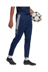 Pánské tmavě modré sportovní slim kalhoty Condivo 21 Training  Adidas