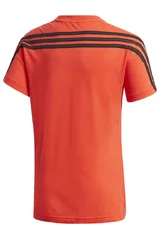 Dětské oranžové  tričko Adidas B 3S Tee