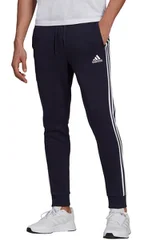 Pánské kalhoty Essentials Fleece Tapered Cuff 3-Band Adidas