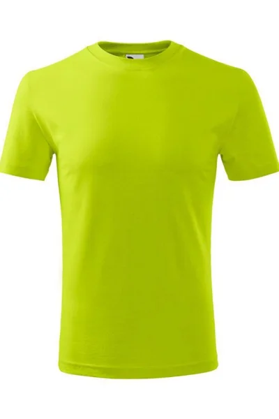 Dětské limetkově zelené tričko Classic New Malfini