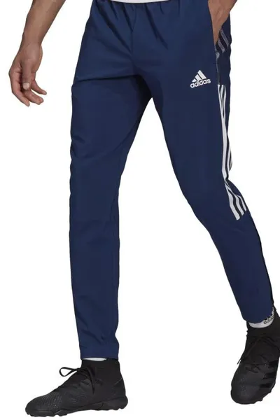 Pánské modré kalhoty Tiro 21 Woven Adidas