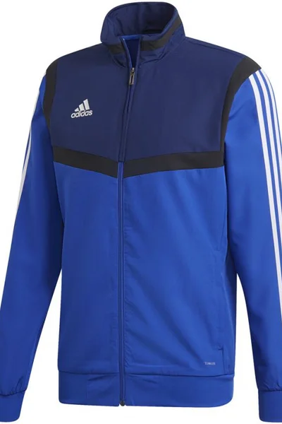 Pánská modrá fotbalová mikina Tiro 19 PRE JKT Adidas