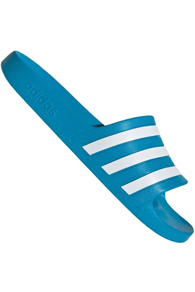 Modré pánské gumové pantofle Adidas