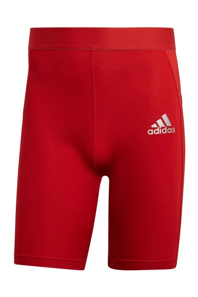 Pánské červené kompresní šortky Techfit Adidas