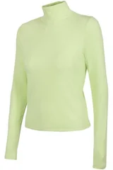 Dámské světle zelené triko s dlouhým rukávem 4F