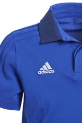 Dětské modré fotbalové polo tričko Condivo 18 Cotton Polo Adidas