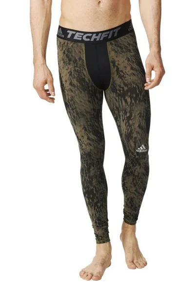 Termo kompresní legíny Adidas Techfit Base Shards Graphic Tight