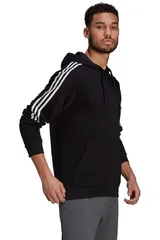 Pánská černá mikina Adidas Essentials Hoodie