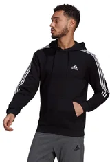 Pánská černá mikina Adidas Essentials Hoodie