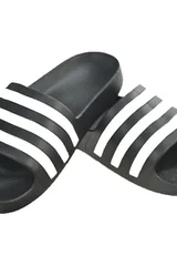 Pánské černobílé pantofle Adilette Aqua F Adidas