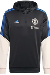 Pánská černá mikina Manchester United TK Hood Adidas