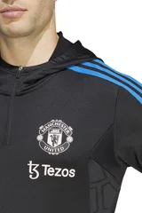 Pánská černá mikina Manchester United TK Hood Adidas