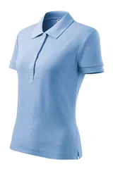 Dámské modré polo tričko Cotton Heavy Malfini