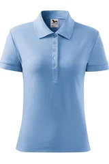 Dámské modré polo tričko Cotton Heavy Malfini