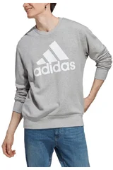 Pánská šedá Mikina adidas Essentials French Terry Big Logo