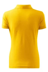 Dámské žluté polo tričko Cotton Heavy Malfini